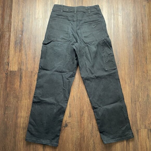 Nike 90’s Vintage Denim Black Jeans Loose Baggy Hip Hop Grunge Men’s Size 28 - Picture 2 of 11